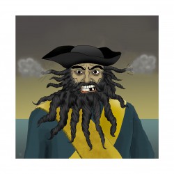 portret tbv Piratententoonstelling
