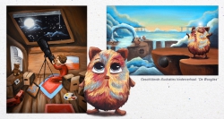 Illustraties voor het kinderverhaal 'De Wooglies'
